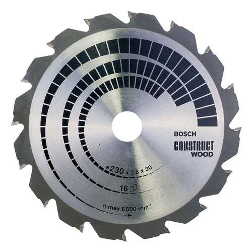 Диск по дереву Bosch STD CW 230x30-16T 2608640635