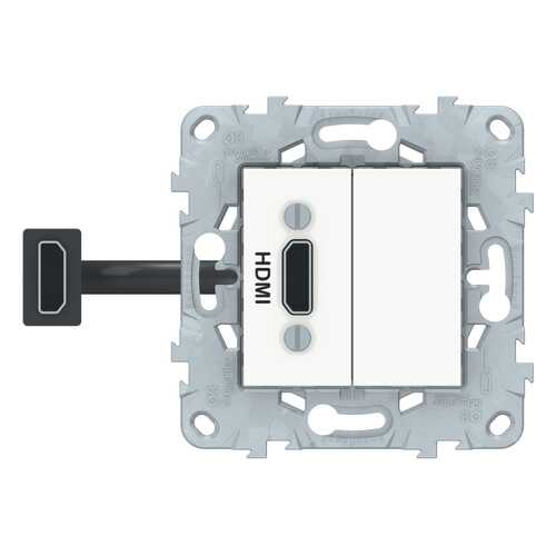 SE Unica New Белая Розетка HDMI