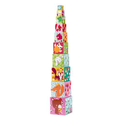 Детские кубики Djeco Forest stacking boxes