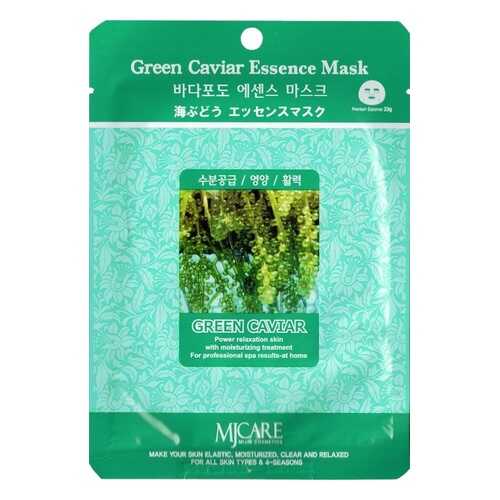 Маска для лица MJ CARE Green Caviar Essence Mask 23 г