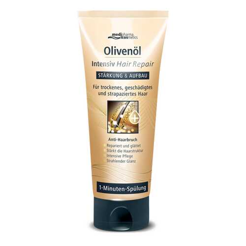Ополаскиватель для восстановления волос medipharma cosmetics Olivenol Intensiv, 200 мл