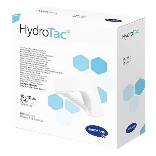 Губчатая повязка с гидрогелевым покрытием, 10x10 см HydroTac