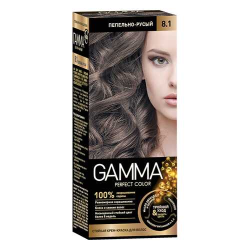 Краска для волос SVOBODA GAMMA Perfect color пепельно-русый 8,1, 50гр
