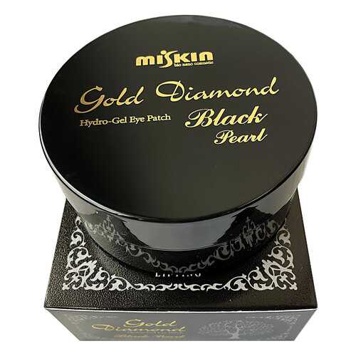 Патчи для глаз Miskin Gold Diamond Hydro Gel Patch Black 60 шт