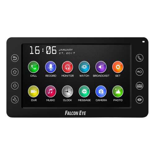 Видеодомофон Falcon Eye FE-70CH ORION DVR (Black)