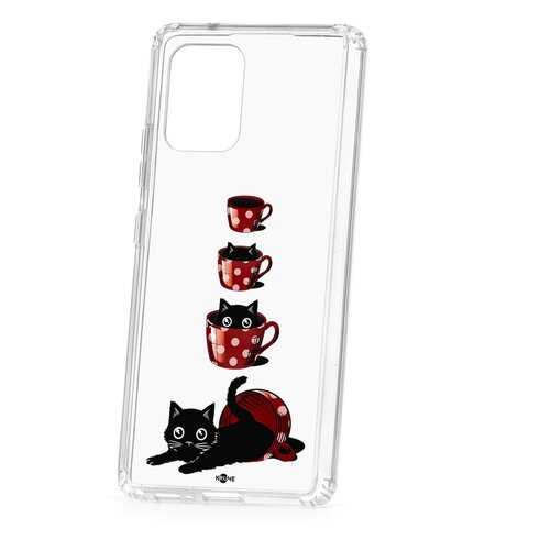 Чехол Samsung Galaxy S10 Lite Kruche Print Котенок в чашке