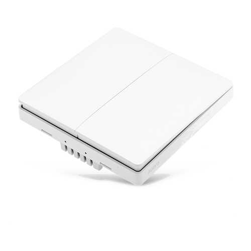 Настенный умный выключатель Xiaomi ZigBee Aqara QBKG03LM двухклавишный