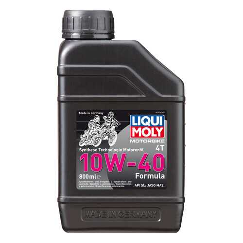 Моторное масло Liqui moly Motorbike 4T Formula 10W-40 0,8л