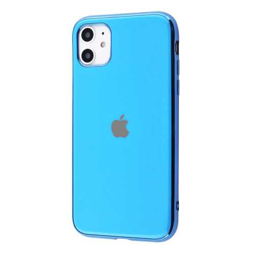 Чехол GLOSSY LOGO для Apple iPhone 11 Pro Max Light Blue