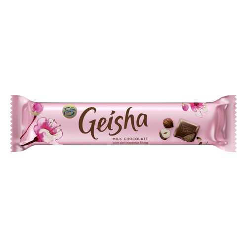 Шоколад молочный Geisha с начинкой из тертого ореха 37 г