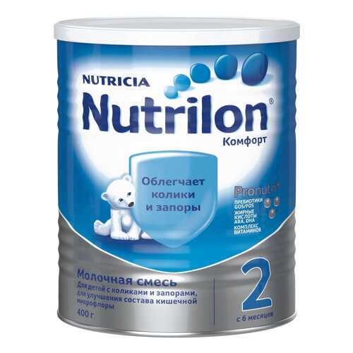 Молочная смесь Nutrilon Comfort 2 от 6 до 12 мес. 400 г