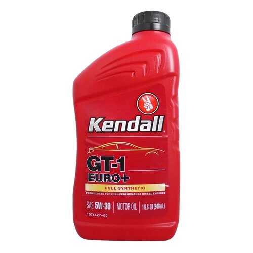 Моторное масло Kendall GT-1® Euro+ Full Synthetic 5W-30 0,946л