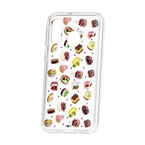 Чехол Kruche Samsung Galaxy A40 2019 Print Cake