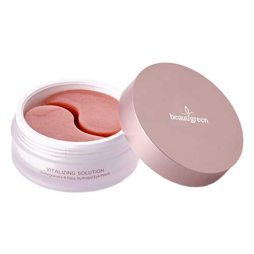 Патчи для глаз BeauuGreen Vitalizing Solution Pomegranate & Ruby Hydrogel Eye 60 шт