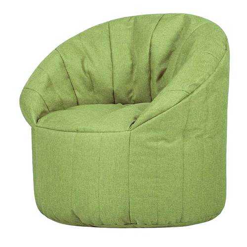 Кресло бескаркасное Папа Пуф Club Chair Lime, размер XL, рогожка, зеленый