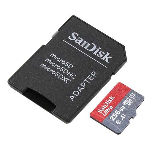 Карта памяти SanDisk Micro SDHC Ultra SDSQUAR-256G-GN6MA 256GB
