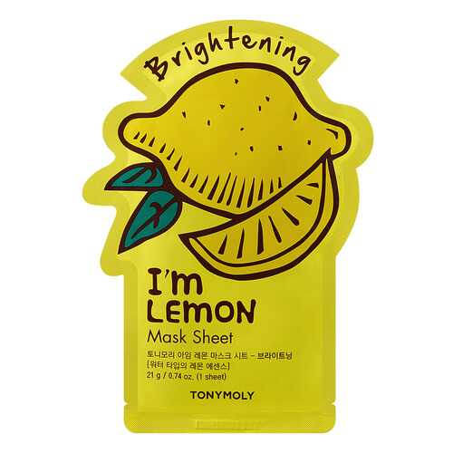 Маска для лица Tony Moly I'm Real Lemon Mask Sheet 21 мл