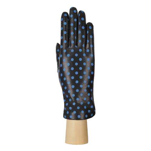 Перчатки женские FABRETTI F5-1/12 черные/синие 7.5