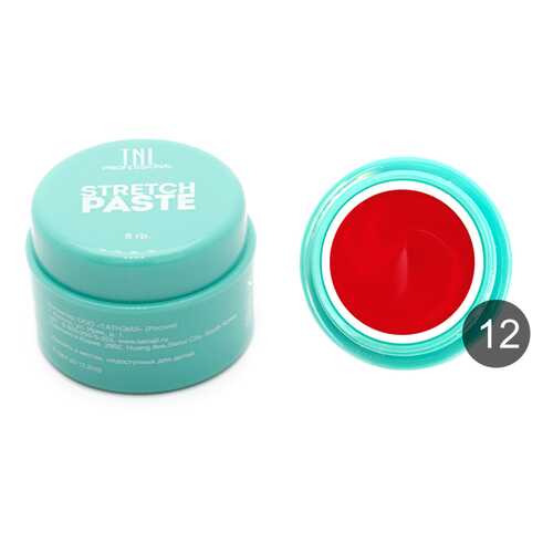 Паста для лепки TNL, Stretch paste №12, Маково-красный