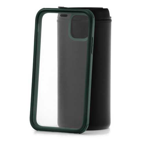 Чехол Apple iPhone 11 Kruche Flexible Side Frame Dark green