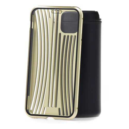 Чехол Apple iPhone 11 Pro Max Kruche Metal Suitcase Gold