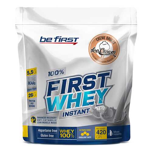 Be First First Whey Instant, 420г (крем-брюле)