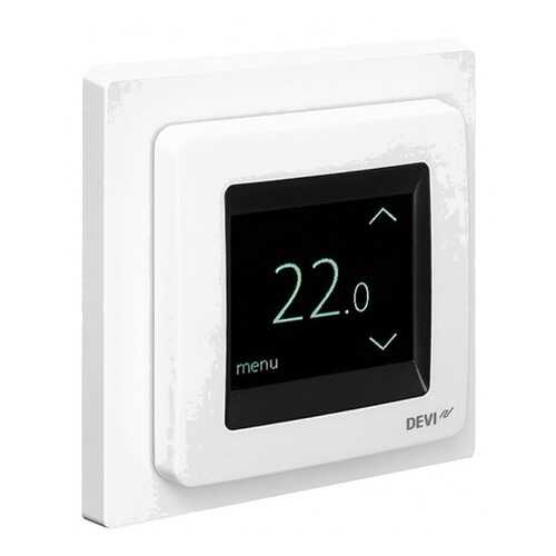 Терморегулятор для теплых полов Devi Devireg Touch Polar White