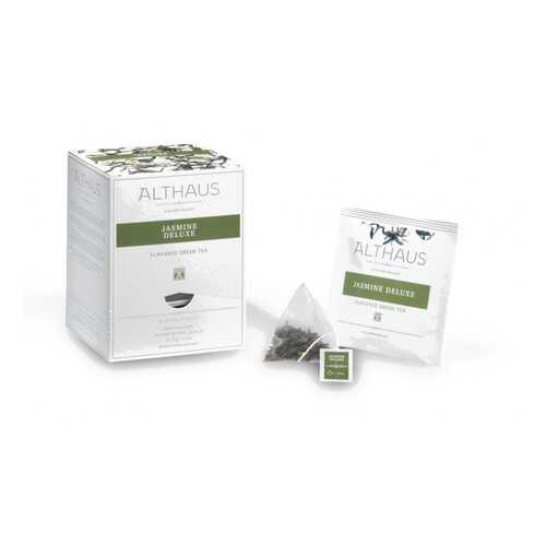 Чай зеленый в пирамидках Althaus Jasmine Deluxe Жасмин Делюкс 15*2.75 г
