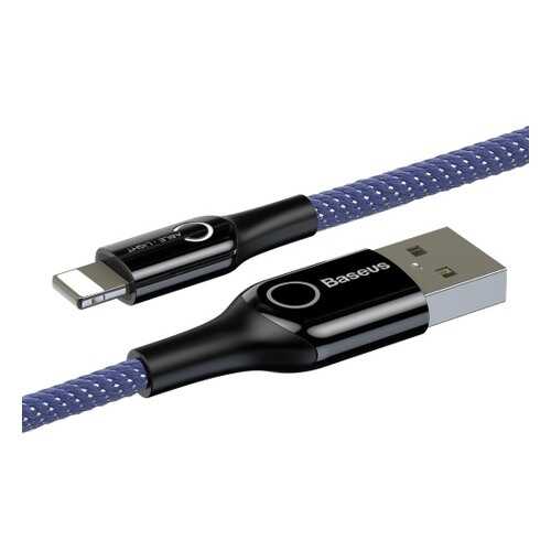 Кабель IP devices Baseus C-shaped Light Intelligent power-off Lightning 1m Blue