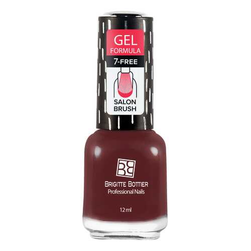 Лак с гелевым эффектом Brigitte Bottier Gel Formula тон 36 марсала, 12 мл