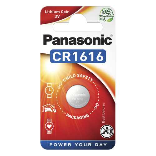 Батарейка Panasonic CR-1616EL/1B 1 шт