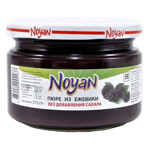 Пюре Noyan из ежевики без сахара 270 г
