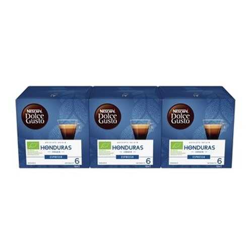 Кофе в капсулах Nescafe Dolce Gusto Эспрессо Гондурас 3 штуки по 12 капсул