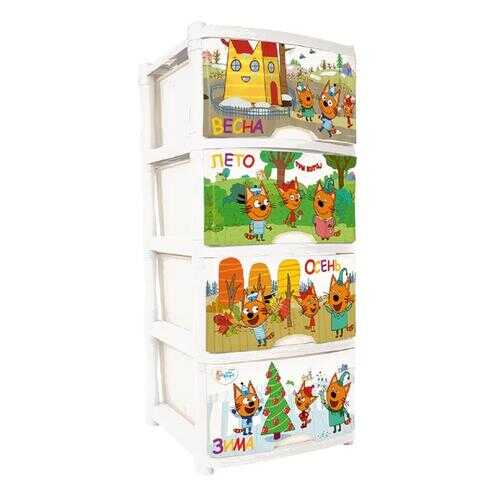 Детский комод Plastic Centre Три Кота Обучайка 48х41х94,5 см
