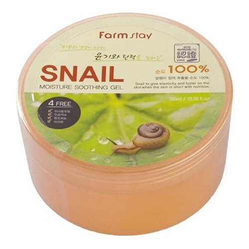 Гель для тела FarmStay MOISTURE SOOTHING GEL SNAIL 300мл