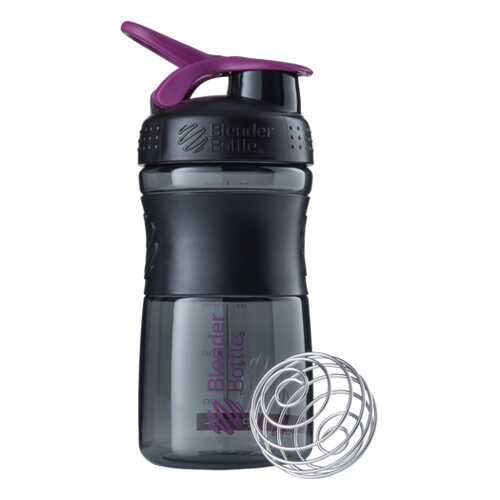 Шейкер BlenderBottle SportMixer 591 мл Black/Plum черный/сливовый