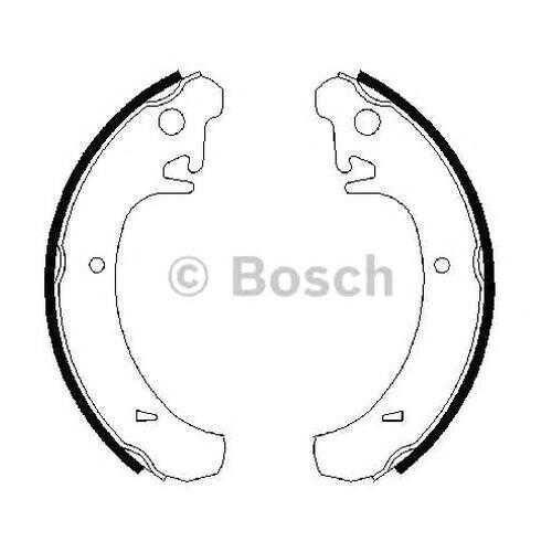 Комплект тормозных колодок Bosch 0986487219