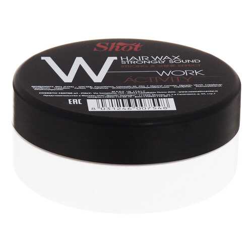 Воск для укладки Shot Hair Wax Strongly Sound Work Activity W 100 мл