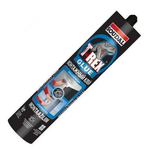 Клей SOUDAL T-REX монтажный прозрачный 300 мл