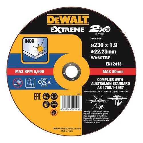 Круг отрезной DEWALT DT43939-QZ