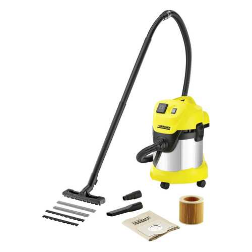 Строительный пылесос Karcher WD 3 P Premium Yellow 1.629-891.0