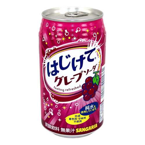 Напиток Sangaria grape со со вкусом винограда жестяная банка 0.35 л