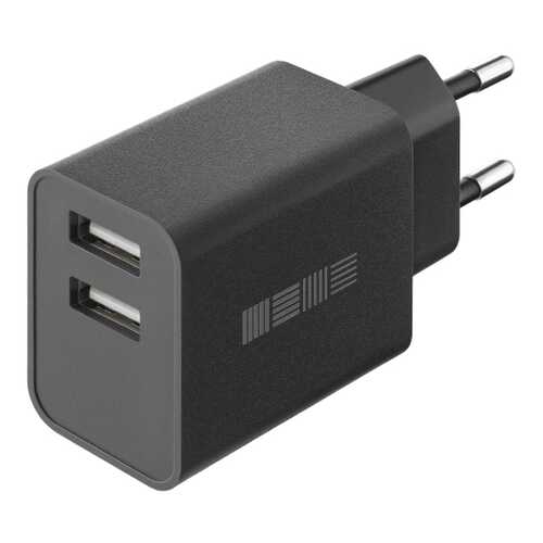Сетевое зарядное устройство InterStep New RT:2*USB 2A, Black