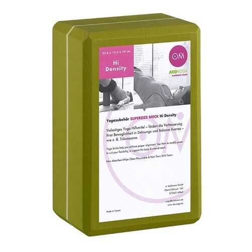 Кирпич для йоги RamaYoga из EVA-пены Yoga brick Supersize 510602