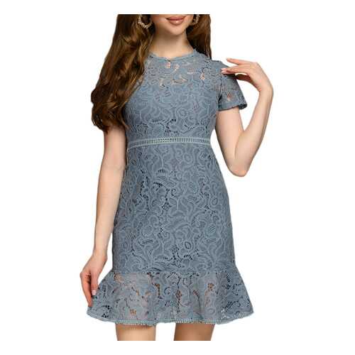 Платье женское D&M by 1001DRESS 0112001-30067BL синее S