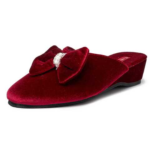 Домашние тапочки женские Smile of Milady DW-O-3-434-17 бордовые 37 RU