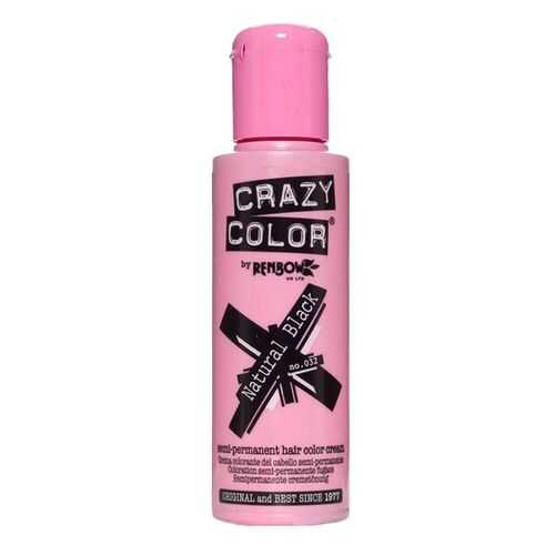 Краска для волос Crazy Color 32 Natural Black Натуральный черный 100 мл