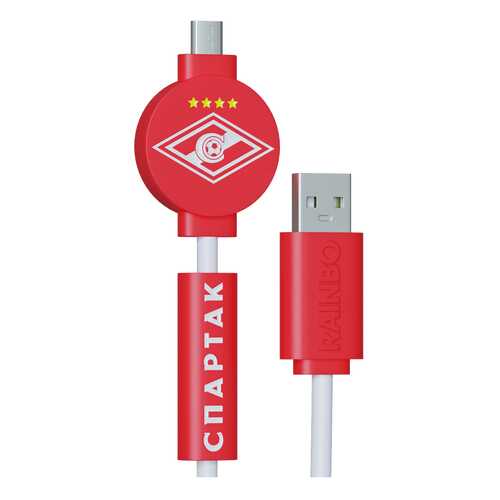 Кабель Rainbo Питон ФК Спартак microUSB 1м