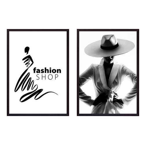 Набор постеров Коллаж Fashion №4 70х110 см