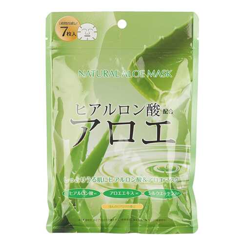 Маска для лица Japan Gals с экстрактом алоэ 7 шт